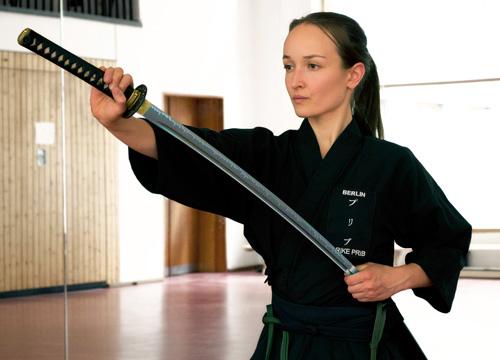 Mal- und Zeichenschule Wladimir Prib Berlin Kunstschule Mappenvorbereitung Ulrike Prib Portrait Iaido
